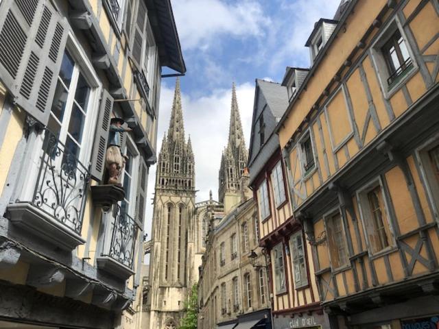 Spacieux T3 En Hyper Centre Quimper Exterior foto